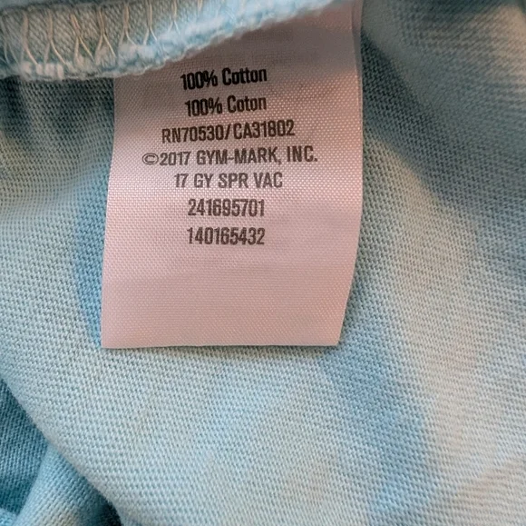 Gymboree Girls Blue Sunshine Graphic Tee Short Sleeve Cotton Size (5-6) - Picture 6 of 7